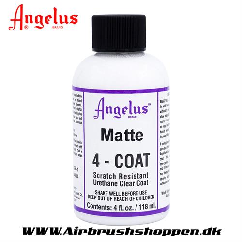 Angelus Matte 4-Coat Klarlak opløsningsbaseret 118 ml